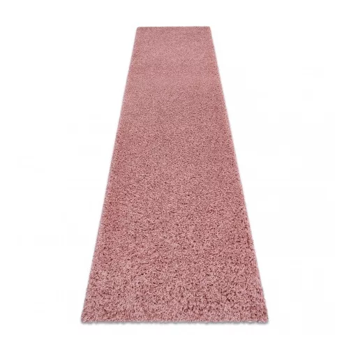 Covor, Traversa SOFFI shaggy 5cm roz - 70x200 cm