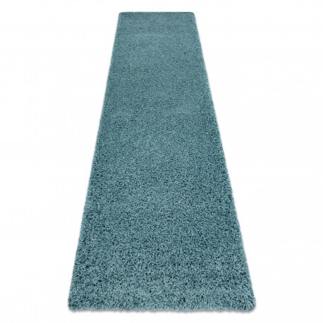 Covor, Traversa SOFFI shaggy 5cm albastru - 60x300 cm