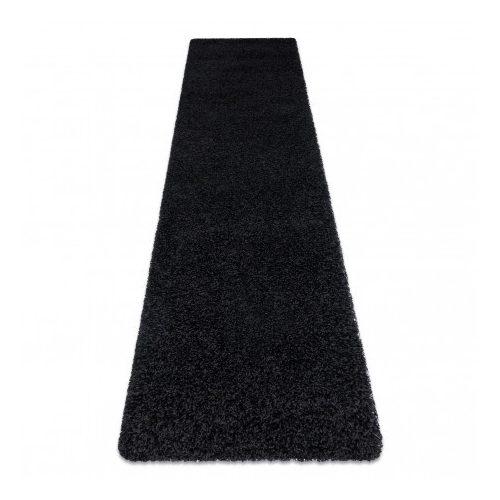 Covor, Traversa SOFFI shaggy 5cm negru - 60x100 cm
