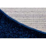 Covor SOFFI Cerc, shaggy 5cm albastru închis 160 cm