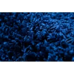 Covor SOFFI Cerc, shaggy 5cm albastru închis 160 cm
