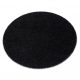 Covor SOFFI Cerc, shaggy 5cm negru 120 cm