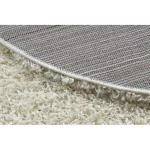 Covor SOFFI Cerc, shaggy 5cm crem 100 cm
