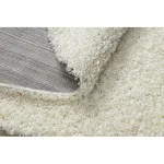 Covor SOFFI Cerc, shaggy 5cm crem 100 cm