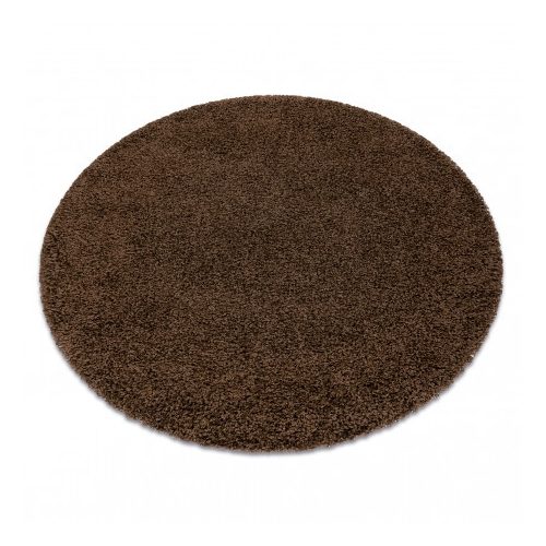 Covor SOFFI Cerc, shaggy 5cm maro 100 cm