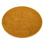Covor SOFFI Cerc, shaggy 5cm auriu 100 cm