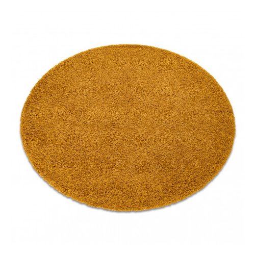 Covor SOFFI Cerc, shaggy 5cm auriu 100 cm