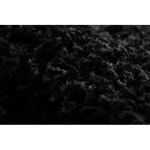 Covor SOFFI Cerc, shaggy 5cm negru 100 cm