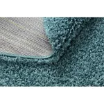Covor SOFFI Cerc, shaggy 5cm albastru 100 cm