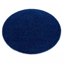 Covor SOFFI Cerc, shaggy 5cm albastru închis 80 cm
