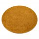Covor SOFFI Cerc, shaggy 5cm auriu 80 cm