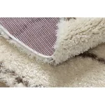 Covor FLUFFY 2371 Cerc, shaggy - crem / bej 160 cm