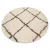 Covor FLUFFY 2373 Cerc, shaggy - crem / bej 160 cm