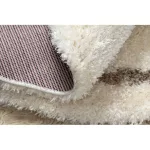 Covor FLUFFY 2373 Cerc, shaggy - crem / bej 160 cm