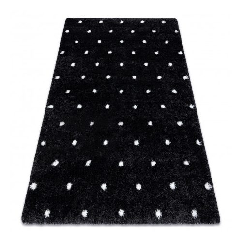 Covor FLUFFY 2370 shaggy - antracit / alb 120x170 cm