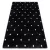 Covor FLUFFY 2370 shaggy - antracit / alb 120x170 cm