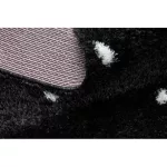 Covor FLUFFY 2370 shaggy - antracit / alb 120x170 cm