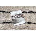 Covor FLUFFY 2371 shaggy - crem / antracit 120x170 cm