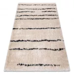 Covor FLUFFY 2371 shaggy - crem / antracit 80x150 cm