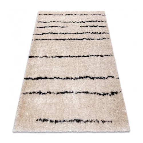 Covor FLUFFY 2371 shaggy - crem / antracit 80x150 cm