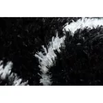 Covor FLUFFY 2373 shaggy - antracit / alb 80x150 cm