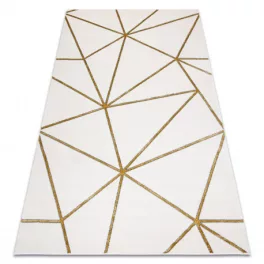   Covor EMERALD 1013 elegant, Figuri geometrice, crem / auriu 240x330 cm
