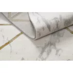 Exclusiv EMERALD covor 1012 glamour, elegant,marmură  crem / aur 240x330 cm