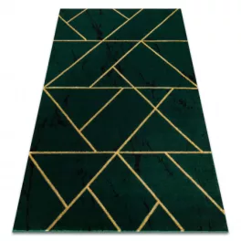   Exclusiv EMERALD covor 1012 glamour, elegant geometric,  verde / aur 240x330 cm