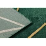 Covor EMERALD 1013 elegant, Figuri geometrice,verde / auriu 200x290 cm
