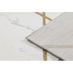 Covor EMERALD 1012 elegant, Figuri geometrice, marmură - crem / auriu 200x290 cm