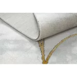 Covor EMERALD 1016 elegant, art deco, marmură - crem / auriu 200x290 cm