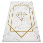 Covor EMERALD 1019 elegant, marmură - crem / auriu 200x290 cm