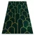 Covor EMERALD 1021 elegant, art deco,verde / auriu 200x290 cm