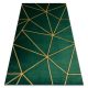 Covor EMERALD 1013 elegant, Figuri geometrice,verde / auriu 180x270 cm