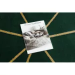 Covor EMERALD 1013 elegant, Figuri geometrice,verde / auriu 160x220 cm