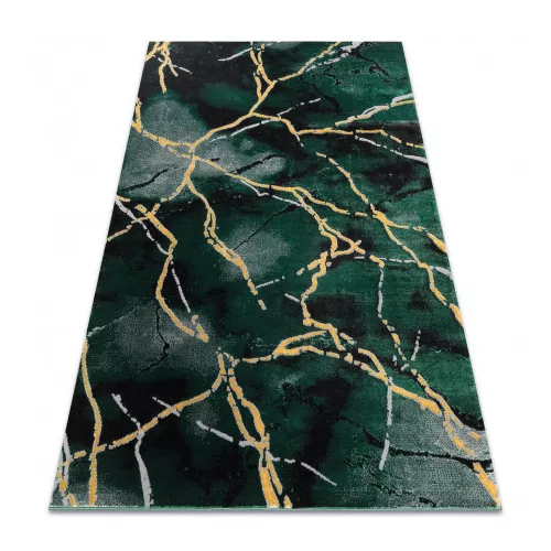 Exclusiv EMERALD covor 1018 glamour, elegant, marmură  verde/ aur 160x220 cm