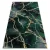 Exclusiv EMERALD covor 1018 glamour, elegant, marmură  verde/ aur 160x220 cm