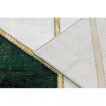 Covor EMERALD 1015 elegant, marmură - Figuri geometrice,verde / auriu 160x220 cm