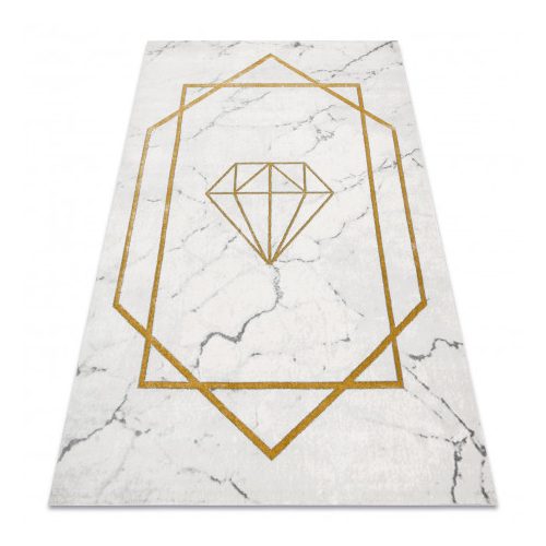 Covor EMERALD 1019 elegant, marmură - crem / auriu 160x220 cm