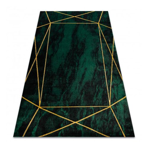 Exclusiv EMERALD covor 1022 glamour, elegant geometric, verde / aur 160x220 cm
