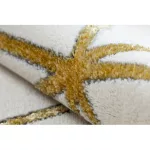 Covor EMERALD 1013 elegant, Figuri geometrice, crem / auriu 140x190 cm