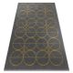 Covor EMERALD 1010 elegant,  gri / auriu 140x190 cm