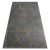 Covor EMERALD 1012 elegant, Figuri geometrice, marmură - gri / auriu 120x170 cm