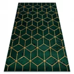 Covor EMERALD 1014 elegant, verde / auriu 80x150 cm