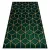 Covor EMERALD 1014 elegant, verde / auriu 80x150 cm