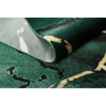 Exclusiv EMERALD covor 1018 glamour, elegant, marmură  verde/ aur 80x150 cm
