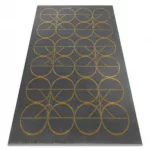 Covor EMERALD 1010 elegant,  gri / auriu 80x150 cm