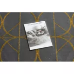 Covor EMERALD 1010 elegant,  gri / auriu 80x150 cm