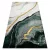 Exclusiv EMERALD covor 1017 glamour, elegant, marmură  verde/ aur 80x150 cm