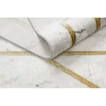 Covor EMERALD 1019 elegant, marmură - crem / auriu 80x150 cm